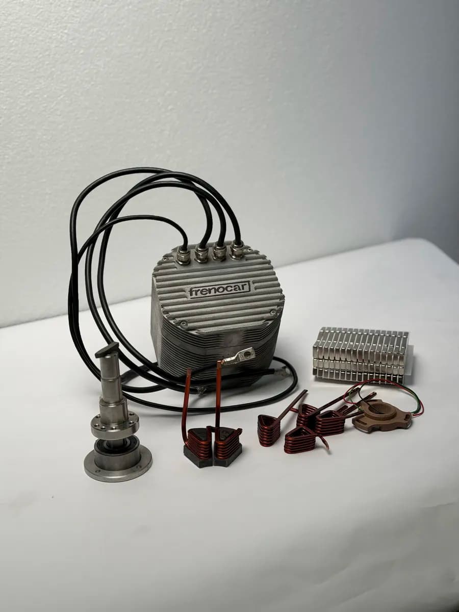 FrenoFlux electric motor — detail