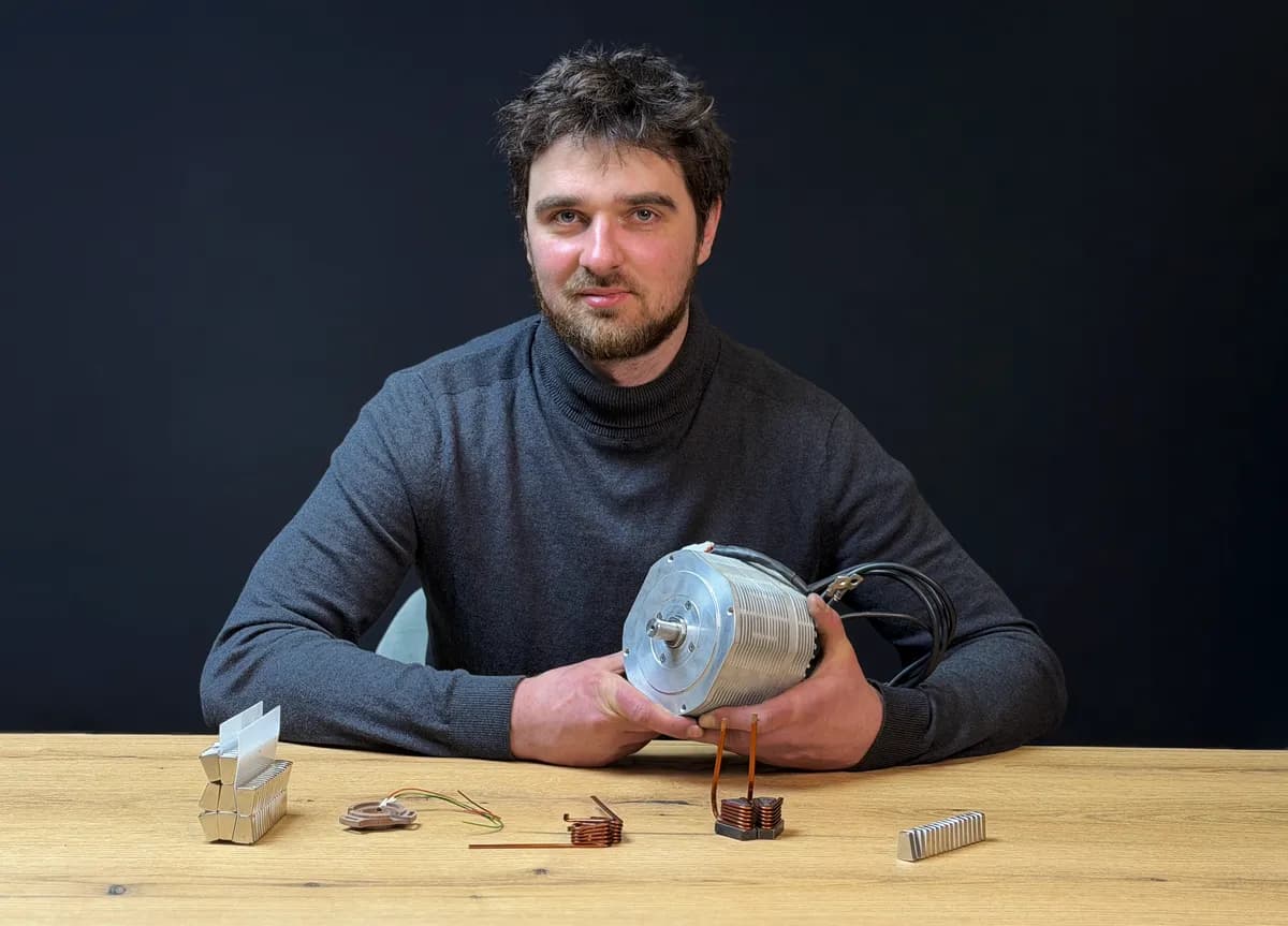 FrenoFlux motor manufacturing in the workshop