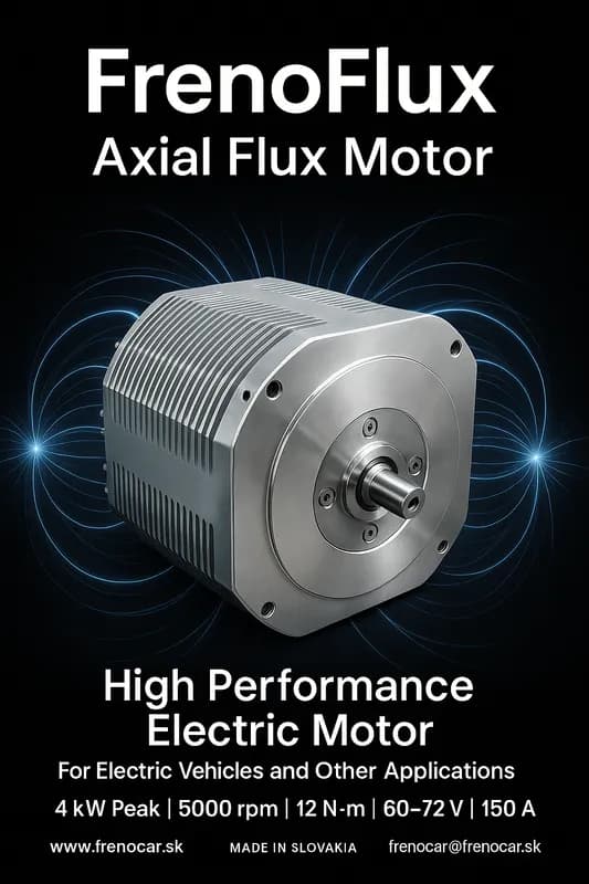 FrenoFlux motor construction detail