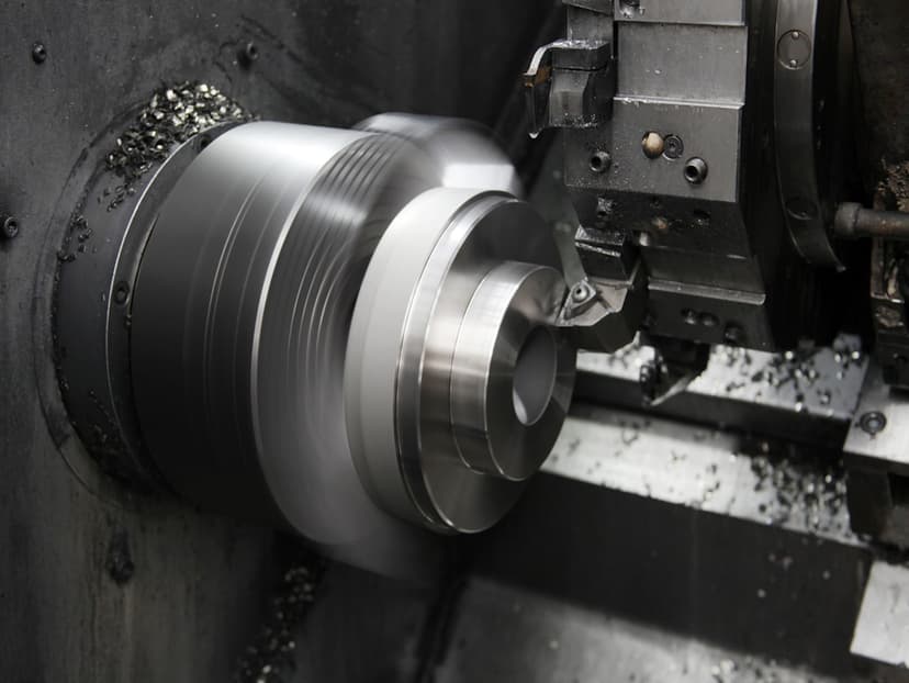 CNC lathe - precision turning of metal parts