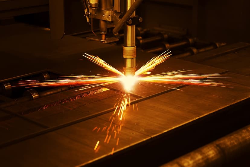 Plasma cutting of metals